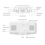 8821 LED Mirror Dual-purpose Snooze Alarm Clock - Image 2