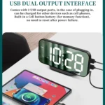 8821 LED Mirror Dual-purpose Snooze Alarm Clock - Image 6