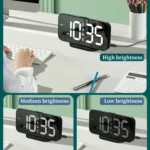 8821 LED Mirror Dual-purpose Snooze Alarm Clock - Image 7