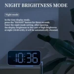 8821 LED Mirror Dual-purpose Snooze Alarm Clock - Image 8