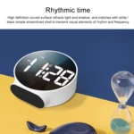 8816 LED Mirror Round Dual-purpose Alarm Clock - Image 6