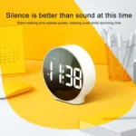 8816 LED Mirror Round Dual-purpose Alarm Clock - Image 7