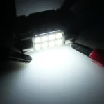 2 PCS 31mm Festoon 3W 300LM White Light 8 LED 3528 SMD Canbus Error-Free Car Reading Lamps,  DC 12 - Image 5