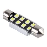 2 PCS 36mm Festoon 3W 300LM White Light 8 LED 3528 SMD Canbus Error-Free Car Reading Lamps, DC 12 - Image 2