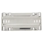 Stainless Steel License Plate Bracket Vehicle License Plate Bracket Bottom Plate Automobile License Plate Conversion Frame - Image 2