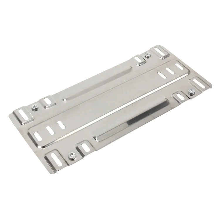 CMS0024S_2.webp Stainless Steel License Plate Bracket Vehicle License Plate Bracket Bottom Plate Automobile License Plate Conversion Frame - Image 3