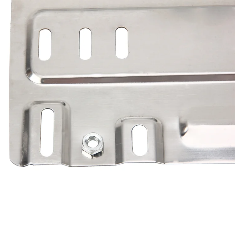CMS0024S_3.webp Stainless Steel License Plate Bracket Vehicle License Plate Bracket Bottom Plate Automobile License Plate Conversion Frame - Image 4