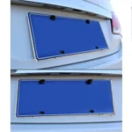 Stainless Steel License Plate Bracket Vehicle License Plate Bracket Bottom Plate Automobile License Plate Conversion Frame - Image 5