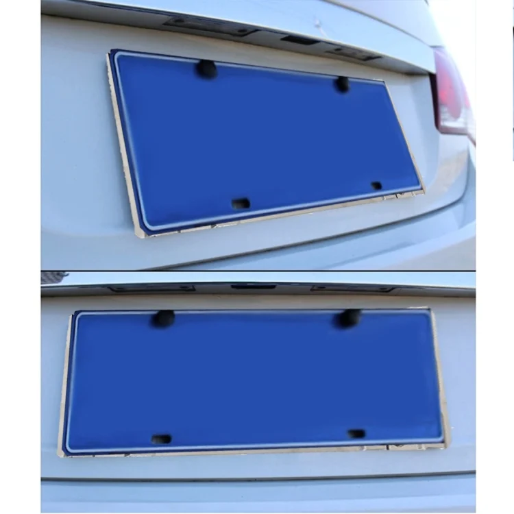 CMS0024S_4.webp Stainless Steel License Plate Bracket Vehicle License Plate Bracket Bottom Plate Automobile License Plate Conversion Frame - Image 5