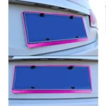 2 PCS Car License Plate Frames Car Styling License Plate Frame Aluminum Alloy Universal License Plate Holder Car Accessories - Image 5
