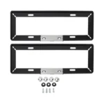 2 PCS Simple and Beautiful Car License Plate Frame Holder Universal License Plate Holder Car Accessories - Image 2