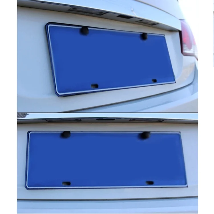 CMS0034S_4.webp 2 PCS Car License Plate Frames Car Styling License Plate Frame Magnesium Alloy Universal License Plate Holder Car Accessories - Image 5