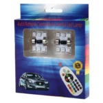 2 PCS Colorful 31MM Bicuspid Remote Control Car Dome Lamp LED Reading Light with 6 LED Lights - Image 5