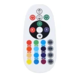 2 PCS Colorful 41MM T10 + Bicuspid Port Remote Control Car Dome Lamp LED Reading Light with 24 LED Lights - Image 5