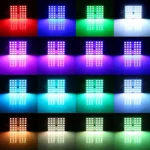 2 PCS Colorful 41MM T10 + Bicuspid Port Remote Control Car Dome Lamp LED Reading Light with 24 LED Lights - Image 8