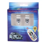 2 PCS Colorful 39MM T10 Port Remote Control Car Dome Lamp LED Reading Light with 12 LED Lights - Image 4