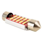 2 PCS DC 12V 2W 41MM 4014 Bicuspid Port No Decoding Car Dome Lamp LED Reading Light with 10 LED Lights - Image 4