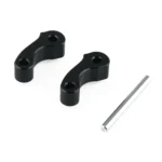 OT243 2 PCS Aluminum Alloy Window Latch Hinge Pivot for 95-04 Tacoma 00-06 Tundra Rear Quarter BL - Image 2