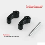 OT243 2 PCS Aluminum Alloy Window Latch Hinge Pivot for 95-04 Tacoma 00-06 Tundra Rear Quarter BL - Image 5