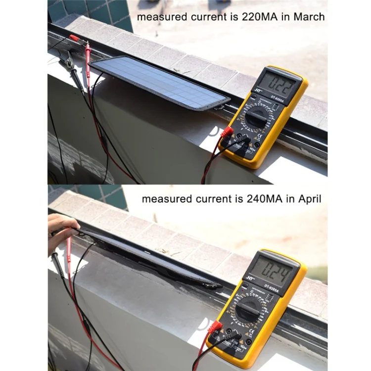 CMS0143_8.webp 4.5W Portable Car Automobile Boat Battery Solar Cells Rechargeable Power Battery Charger - Image 9