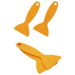 100 PCS Yellow Plastic Small Scraper Car Film Tools Film Scraper Car Accessories - Image 2