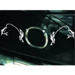 10 PCS Dual Funny Go Fishing Styling Reflective Car Sticker, Size: 25cm x 9.5cm - Image 6