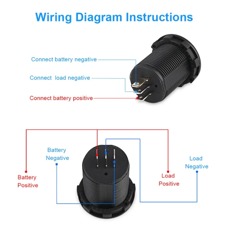 CMS0392_8.webp B3613  IP67 Waterproof Car Modification 4.5-30V Voltmeter + Ammeter - Image 9