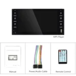 848V 16 7 inch Multi-touch Screen Car GPS Navigator, Support TF Card / USB / AUX / MP5 Player / Android & iPhone Mirror Links - Image 5