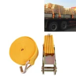 ST-213 10mx4.0cm 2 Ton Car Bundled Device with Hook And Buckle High Strength Cable Cord Heavy Duty Recovery Securing Accessories for Cars Trucks