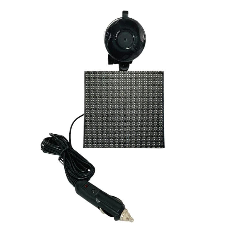 CMS0452_1.webp 32x32 Pixel Full Color Wireless Bluetooth APP Control Emoticon Smile Faces LED Car Sign LED Display Lighting Board - Image 2