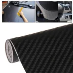 Car Decorative 3D Carbon Fiber PVC Sticker, Size: 152cm x 50cm