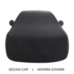 Anti-Dust Anti-UV Heat-insulating Elastic Force Cotton Car Cover for Sedan Car, Size: L, 4.9m~5.25m - Image 2