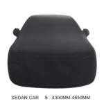 Anti-Dust Anti-UV Heat-insulating Elastic Force Cotton Car Cover for Sedan Car, Size: S, 4.3m~4.65m - Image 2