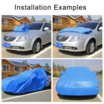 Anti-Dust Anti-UV Heat-insulating Elastic Force Cotton Car Cover for Business Car, Size: 4.8m~5.15m - Image 9