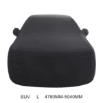 Anti-Dust Anti-UV Heat-insulating Elastic Force Cotton Car Cover for SUV, Size: L, 4.78m~5.04m - Image 2