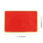 Universal Car Canada Flag Rectangle Shape VIP Metal Decorative Sticker - Image 3