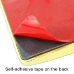 Universal Car Canada Flag Rectangle Shape VIP Metal Decorative Sticker - Image 4