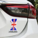 Universal Car UK Flag Number 1 Shape Metal Decorative Sticker - Image 6