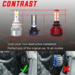 2 PCS 9005 DC9-36V / 36W / 3000K / 6000LM IP68 Car / Motorcycle Mini COB LED Headlight Lamps / Fog Light - Image 13