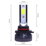 2 PCS 9005 DC9-36V / 36W / 3000K / 6000LM IP68 Car / Motorcycle Mini COB LED Headlight Lamps / Fog Light - Image 3