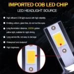 2 PCS 9005 DC9-36V / 36W / 3000K / 6000LM IP68 Car / Motorcycle Mini COB LED Headlight Lamps / Fog Light - Image 7