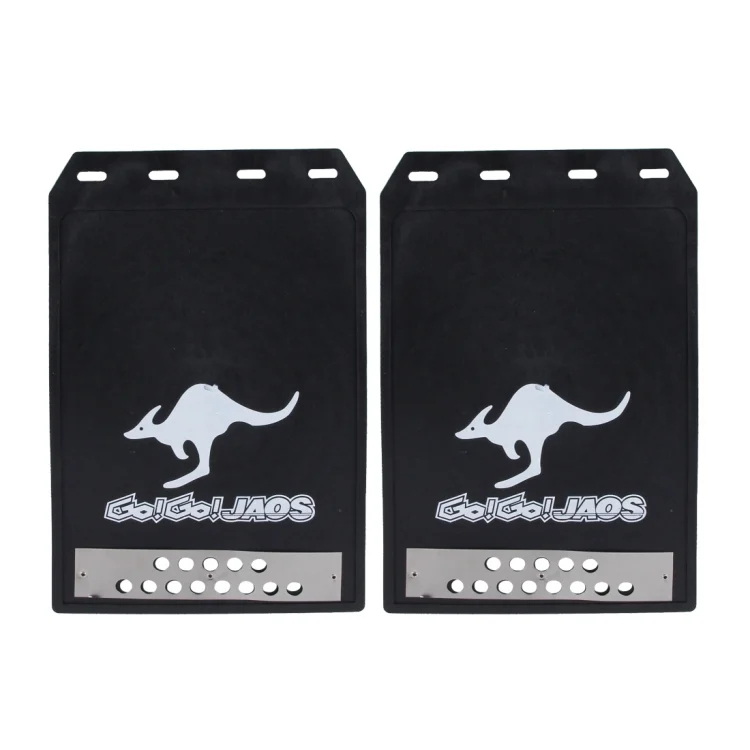 CMS0515B_1.webp Premium Heavy Duty Molded Splash Front and Rear Mud Flaps Guards, Medium Size, Random Pattern Delivery - Image 2