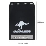Premium Heavy Duty Molded Splash Front and Rear Mud Flaps Guards, Medium Size, Random Pattern Delivery - Image 4