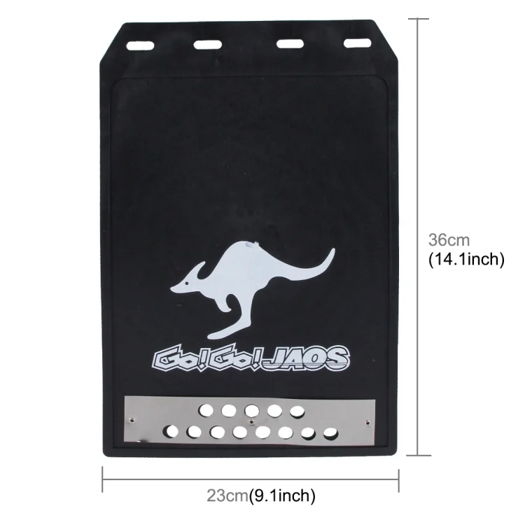 CMS0515B_3.webp Premium Heavy Duty Molded Splash Front and Rear Mud Flaps Guards, Medium Size, Random Pattern Delivery - Image 4