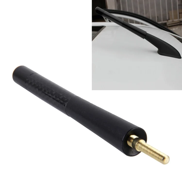 CMS0518B.webp Carbon Fiber Aluminum Short Antenna Polished Universal Screws Base(Big Size) - Image 1