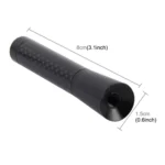 Carbon Fiber Aluminum Short Antenna Polished Universal Screws Base(Medium Size) - Image 4