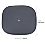 2 PCS Car Window Foldable Shade for Side Blocks UV Rays with Suction Cups - Image 2