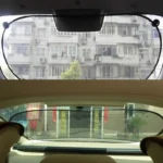 Car Window Foldable Shade for Back Blocks UV Rays with Suction Cups - Image 7