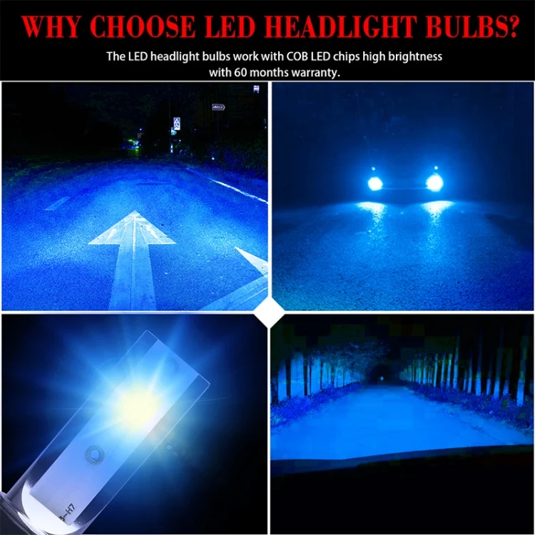 CMS0543BB_14.webp 2 PCS H1 DC9-36V / 36W / 3000K / 6000LM IP68 Car / Motorcycle Mini COB LED Headlight Lamps / Fog Light - Image 15