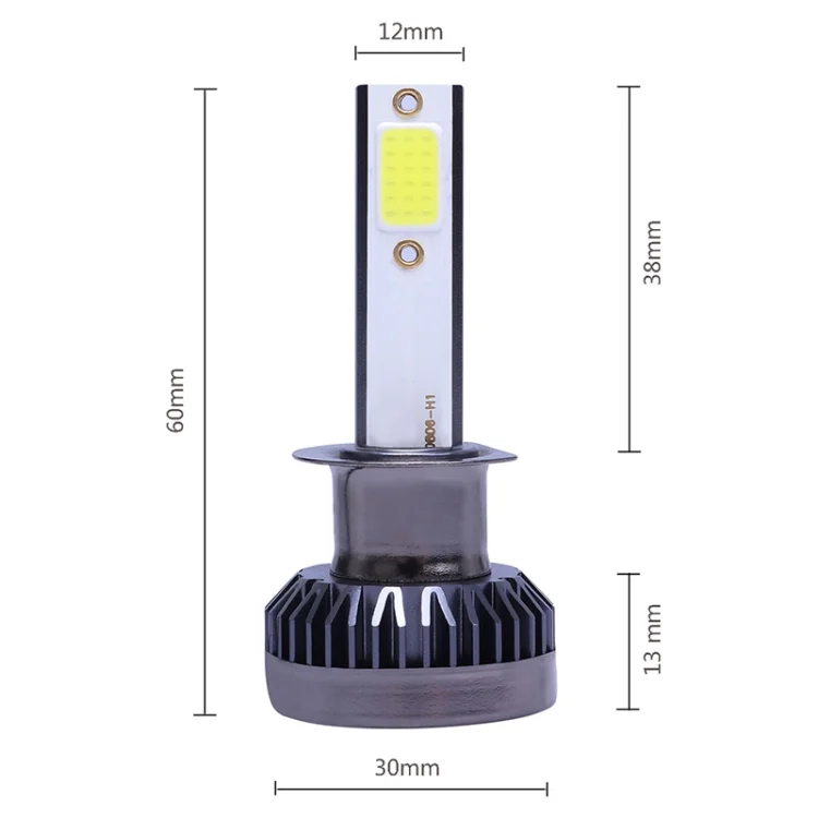 CMS0543BB_2.webp 2 PCS H1 DC9-36V / 36W / 3000K / 6000LM IP68 Car / Motorcycle Mini COB LED Headlight Lamps / Fog Light - Image 3